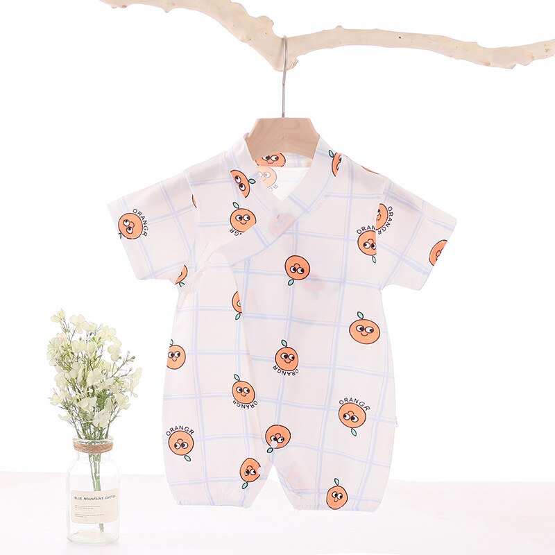 Little Pumpkin Cotton Romper Jumpsuit